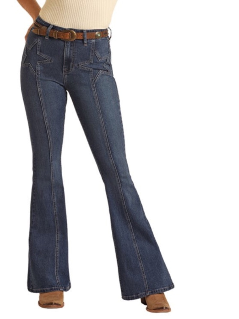 Rock & Roll (NWT) Cowgirl Jeans High Rise Flare Size 30/32